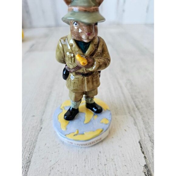 Royal Doulton Dr David Livingstone bunnykins explorer DB419 figurine bunny statu
